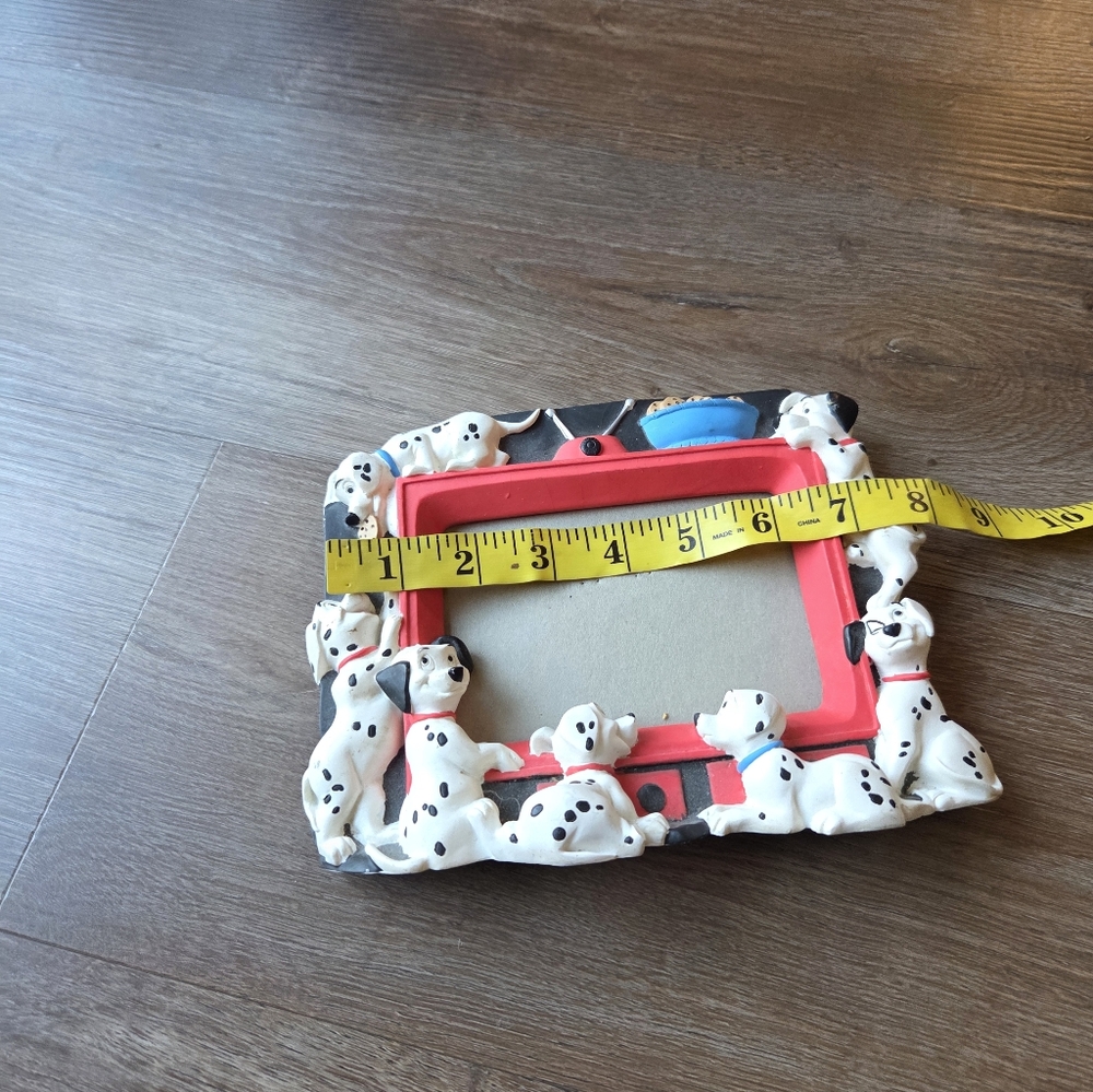 Vintage Walt Disney Company 101 Dalmation Puppies Watching TV Picture Frame - Picture 11 of 12